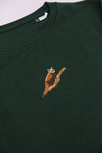Load image into Gallery viewer, Women&#39;s Red Panda Sweatshirt - Green
