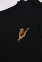 Load image into Gallery viewer, Women&#39;s Red Panda T-Shirt - Black
