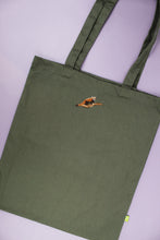 Load image into Gallery viewer, Red Panda Tote Bag - Olive
