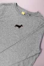 Load image into Gallery viewer, Men&#39;s Dachshund Sweatshirt - Grey
