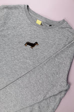 Load image into Gallery viewer, Women&#39;s Dachshund Sweatshirt - Grey
