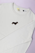 Load image into Gallery viewer, Women&#39;s Dachshund Sweatshirt - Off White
