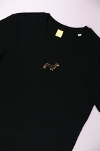 Load image into Gallery viewer, Women&#39;s Dachshund T-Shirt - Black
