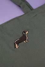 Load image into Gallery viewer, Dachshund Tote Bag - Olive
