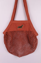 Load image into Gallery viewer, Dachshund Mesh Bag - Rust
